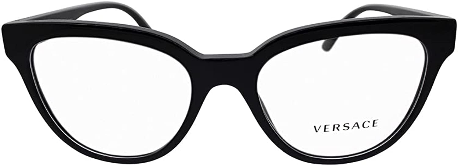 Versace Eyeglasses VE3315 GB1 54mm Black / Demo Lens