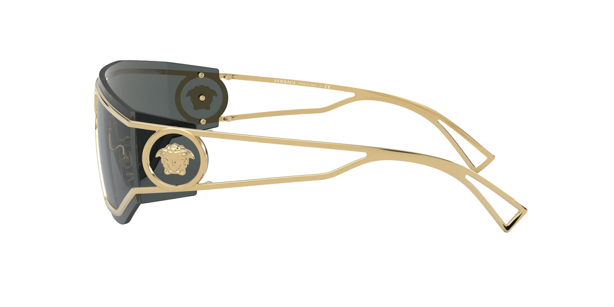 Versace Sunglasses VE2226 100287 45mm Gold / Grey Lens