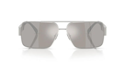 Versace Sunglasses VE2290 10016G 61mm Silver / Light Grey Mirror Silver Lens