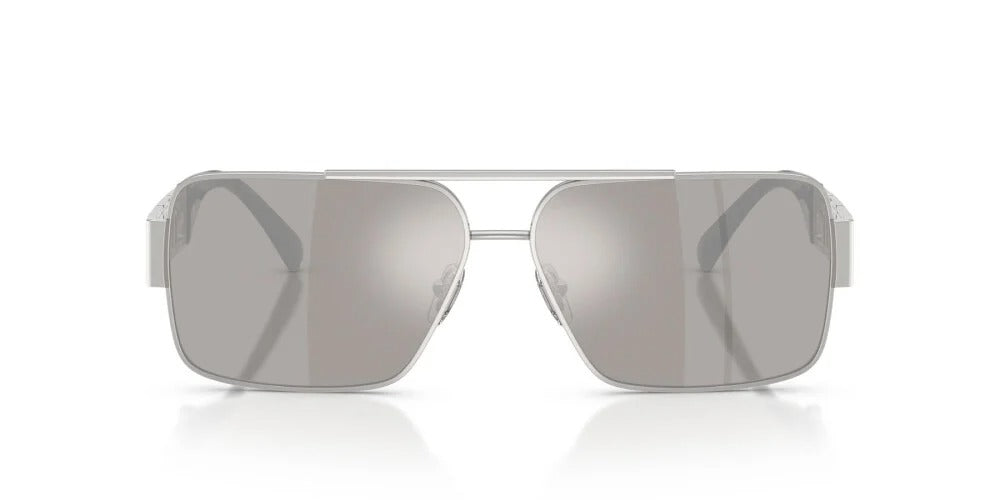 Versace Sunglasses VE2290 10016G 61mm Silver / Light Grey Mirror Silver Lens