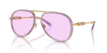 Versace Sunglasses VE2260 10021A 60mm Lilac Transparent / Light Violet Lens