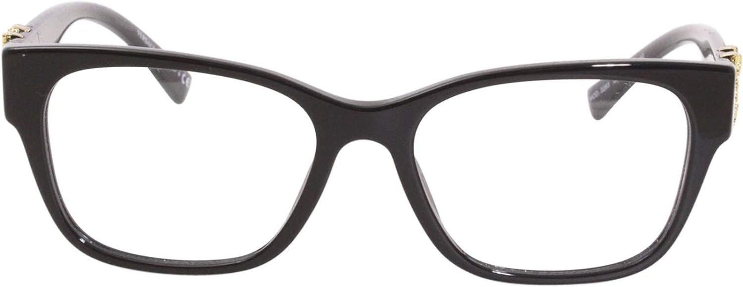 Versace Eyeglasses VE3283 GB1 52mm Black / Demo Lens