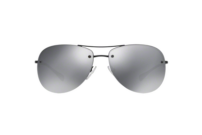 Prada Sport Sunglasses PS50RS 7AX5L0 59mm Black / Dark Mirror Lens