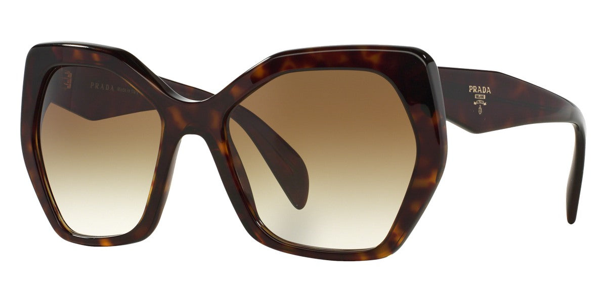 Prada Sunglasses PR16RS 2AU4M0 56mm Havana / Brown Gradient Lens