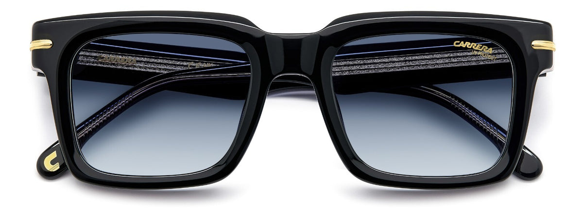 Carrera 316/S M4P/08 Sunglasses 52mm Stripes Black / Dark Blue Gradient Lens