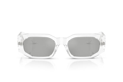 Versace Sunglasses VE4489U 148/8V 55mm Transparent / Clear Mirror Silver Lens