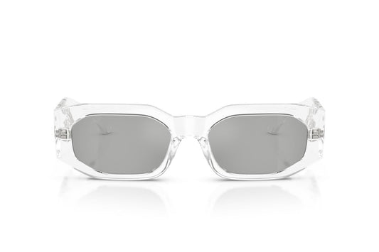 Versace Sunglasses VE4489U 148/8V 55mm Transparent / Clear Mirror Silver Lens