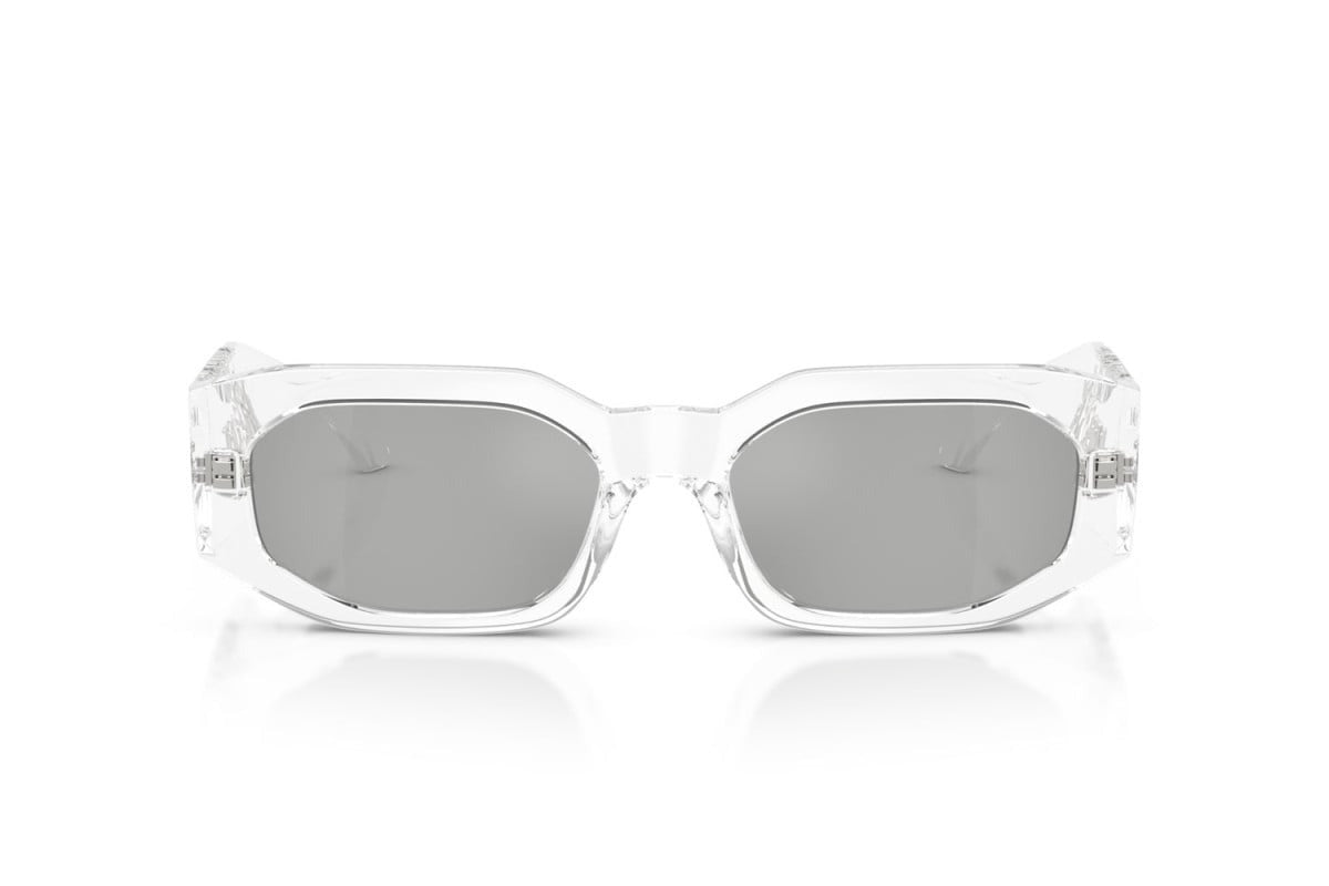 Versace Sunglasses VE4489U 148/8V 55mm Transparent / Clear Mirror Silver Lens