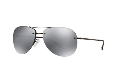 Prada Sport Sunglasses PS50RS 7AX5L0 59mm Black / Dark Mirror Lens