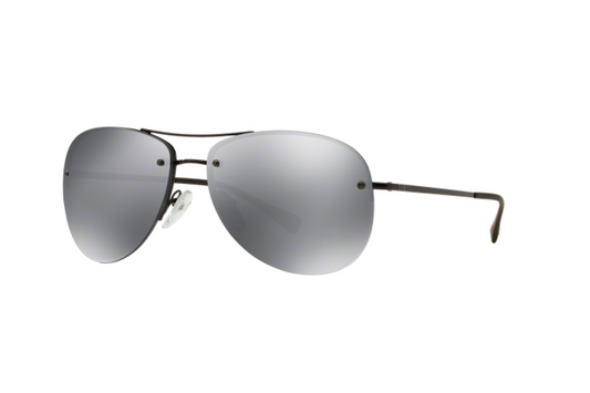 Prada Sport Sunglasses PS50RS 7AX5L0 59mm Black / Dark Mirror Lens
