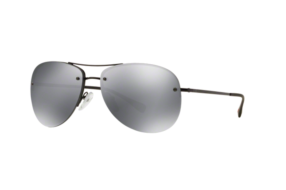 Prada Sport Sunglasses PS50RS 7AX5L0 59mm Black / Dark Mirror Lens