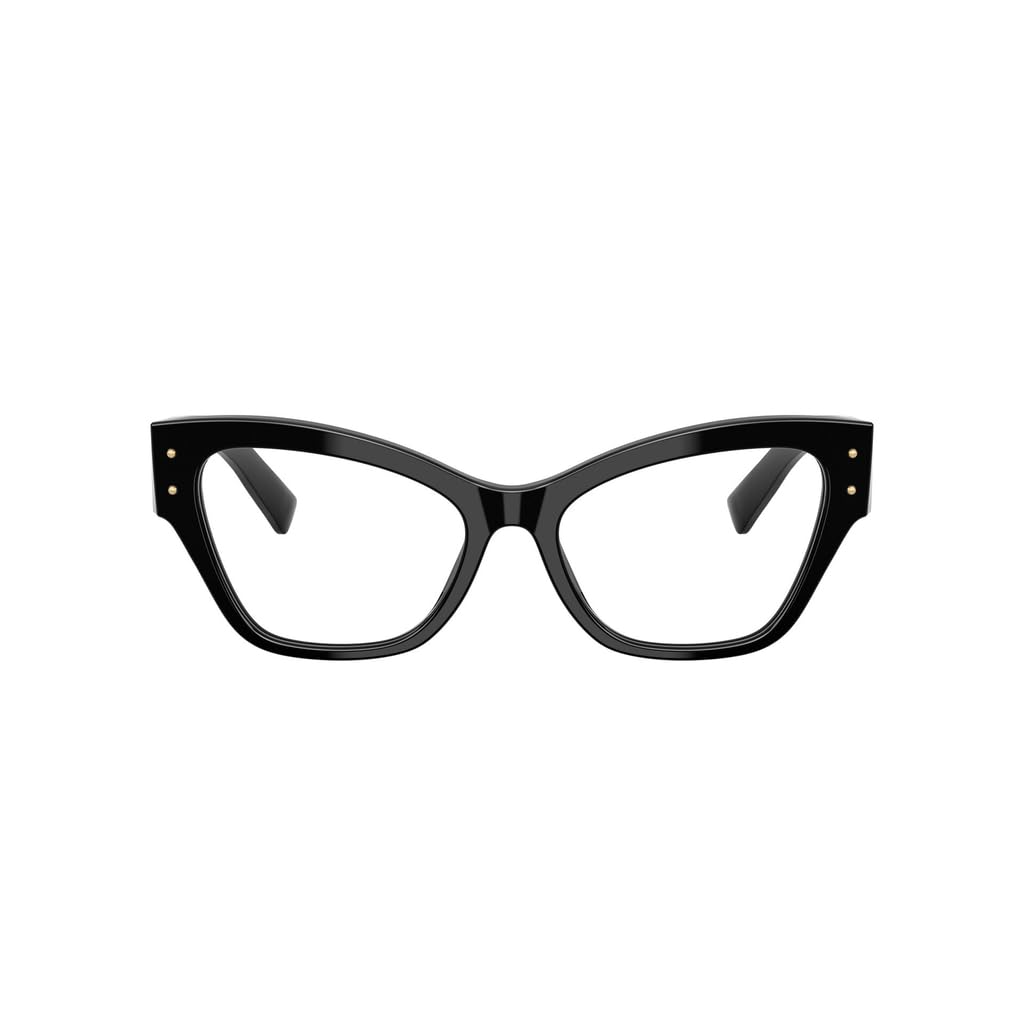 Dolce & Gabbana DG3404 501 Eyeglasses 54mm Black / Clear Demo Lens