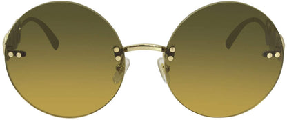 Versace Sunglasses VE2214 100218 59mm Gold / Orange Gradient Lt Green [59-18-135]