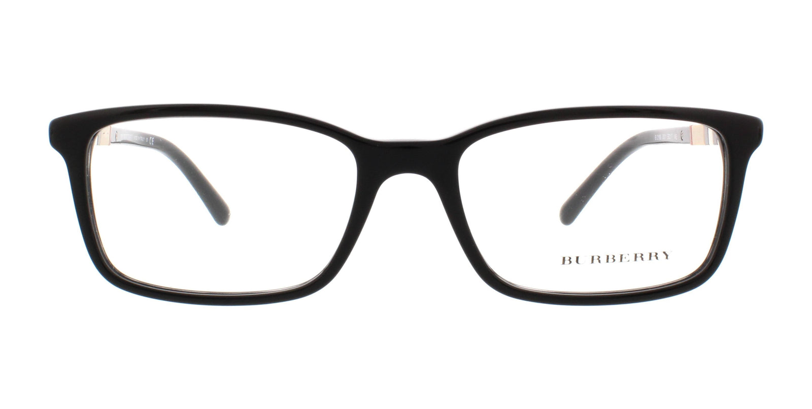 Burberry BE2199 3001 Eyeglasses 55mm Black / Clear Demo Lens