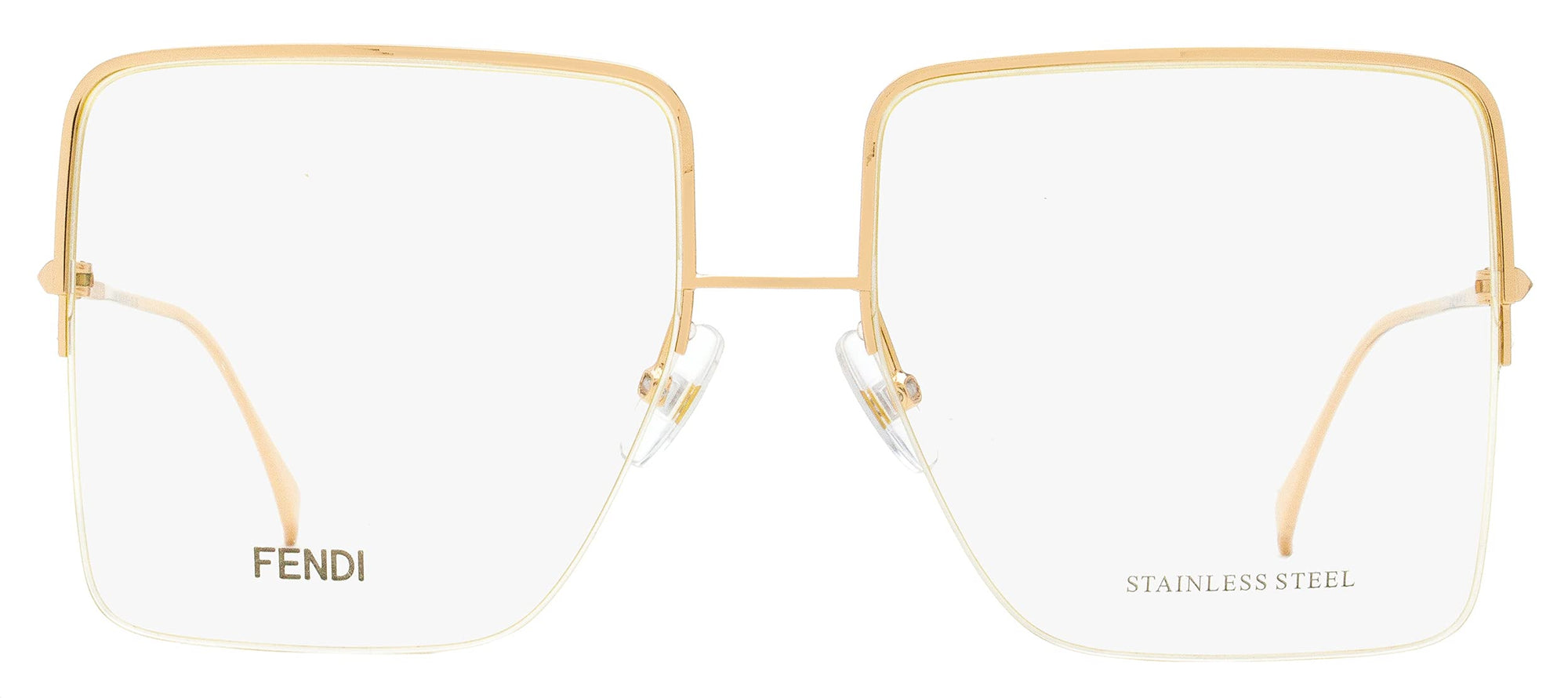 Fendi Eyeglasses FF0422 DDB 57mm Gold Copper / Demo Lens