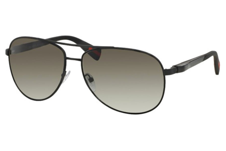 Prada Sport Sunglasses PS51OS DG00A7 62mm Rubber Black / Grey Gradient Lens