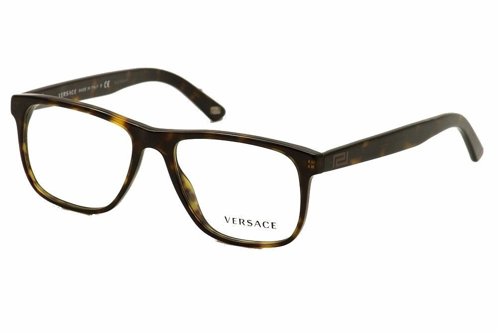Versace Eyeglasses VE3162 108 52mm Havana / Demo Lens