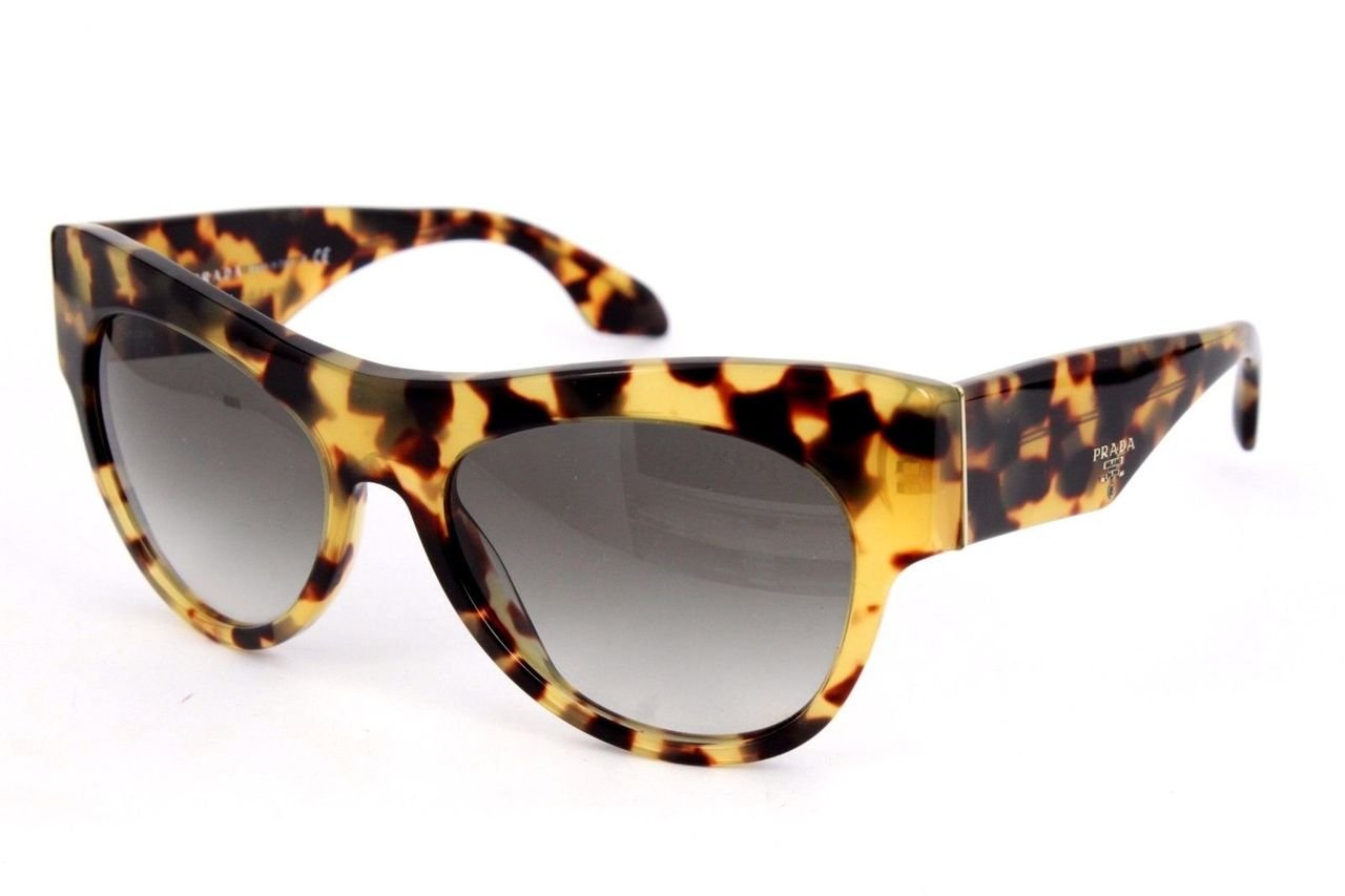 Prada Sunglasses PR28QS 7S00A7 56mm Yellow Havana / Light Grey Gradient Lens