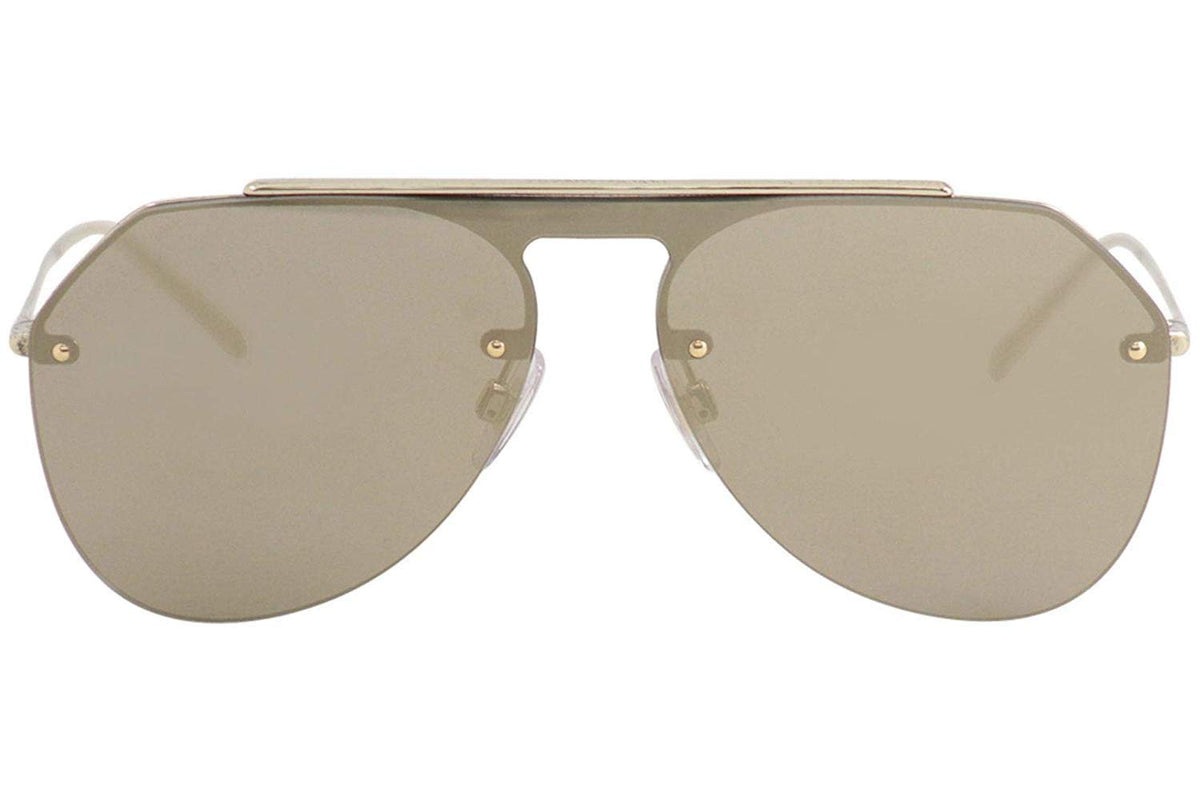 Dolce &amp; Gabbana Sunglasses DG2213 488/5A Gold / Light Brown Mirror Gold Lens