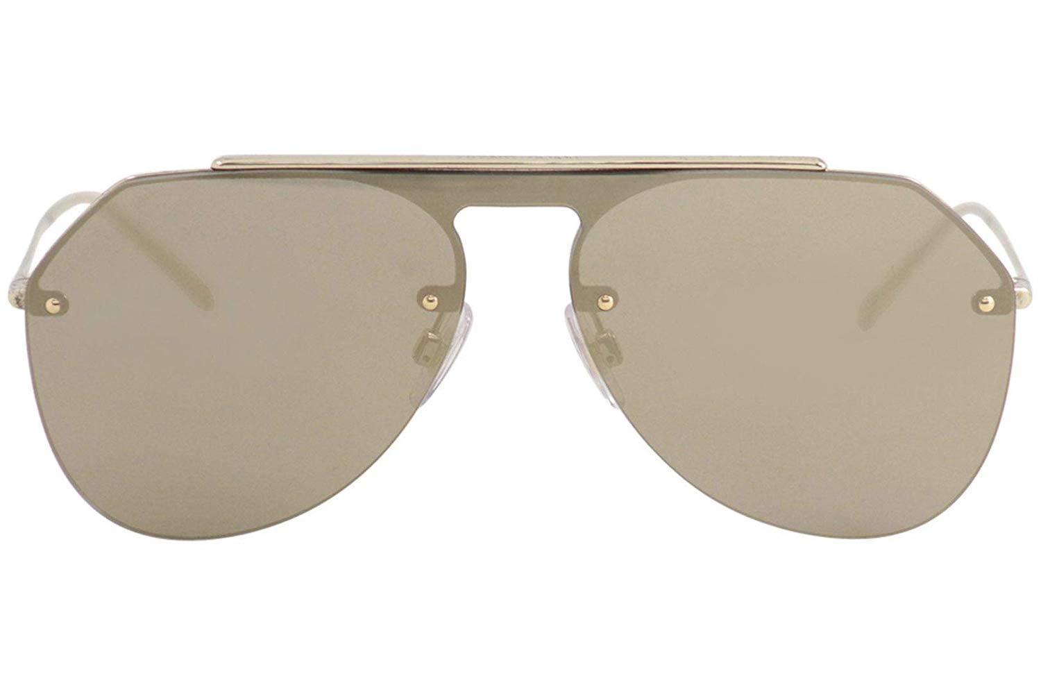 Dolce & Gabbana Sunglasses DG2213 488/5A Gold / Light Brown Mirror Gold Lens