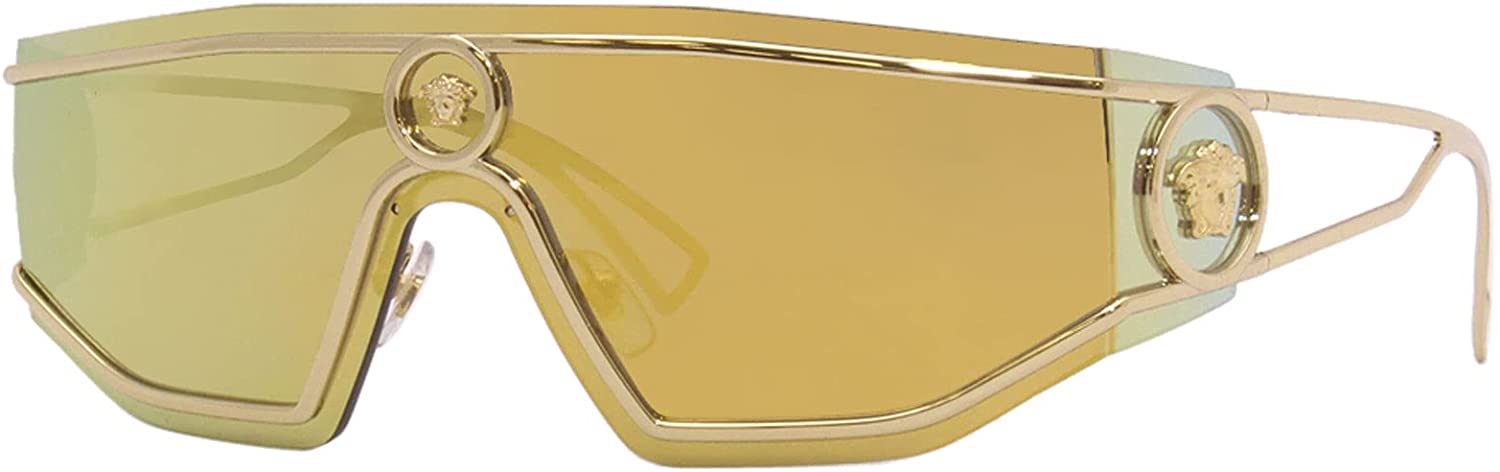 Versace Sunglasses VE2226 10027P 45mm Gold / Brown Mirror Gold Lens