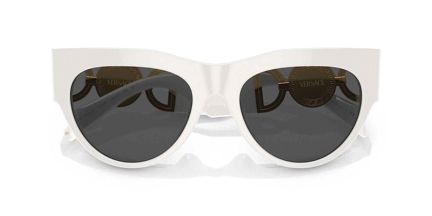 Versace Sunglasses VE4440U 314/87 56mm White / Dark Grey Lens