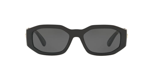 Versace Sunglasses VE4361F GB187 53mm Black / Dark Grey Lens