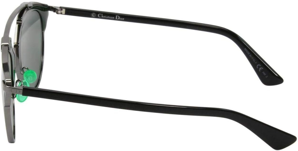 Dior DIORSOREAL I1A82 Sunglasses 48mm Ruthenium-Green / Green Mirror Lens