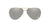 Versace Sunglasses VE2231 12526G 60mm Pale Gold / Light Grey Mirror Silver Lens