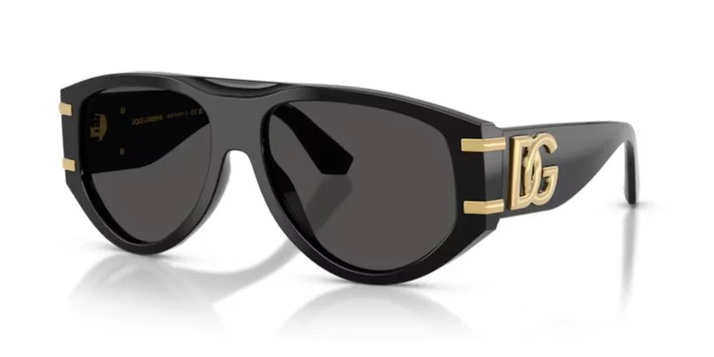 Dolce & Gabbana Sunglasses DG4499 50187 57mm Black / Dark Grey Lens