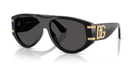 Dolce & Gabbana Sunglasses DG4499 50187 57mm Black / Dark Grey Lens