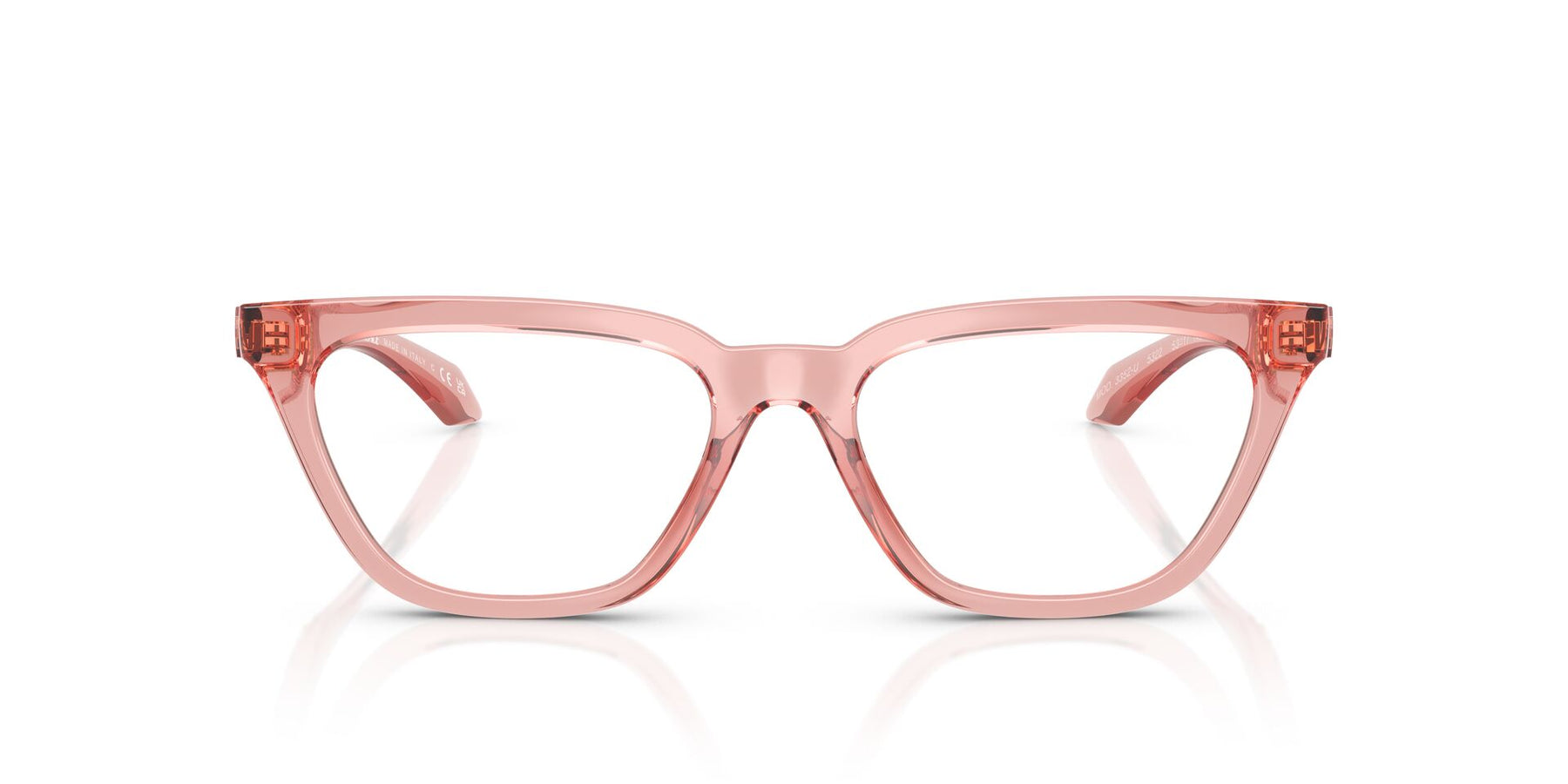 Versace Eyeglasses VE3352U 5322 53mm Peach / Demo Lens