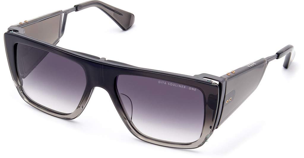Dita Sunglasses SOULINER-ONE 03 56mm Black Dark Grey / Grey Crystal Lens