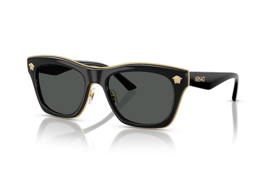 Versace Sunglasses VE2272 GB187 53mm Black / Dark Grey Lens