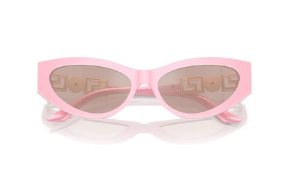 Versace Sunglasses VE4470B 54735 56mm Perla Pastel Pink/Light Pink Mirror Silver