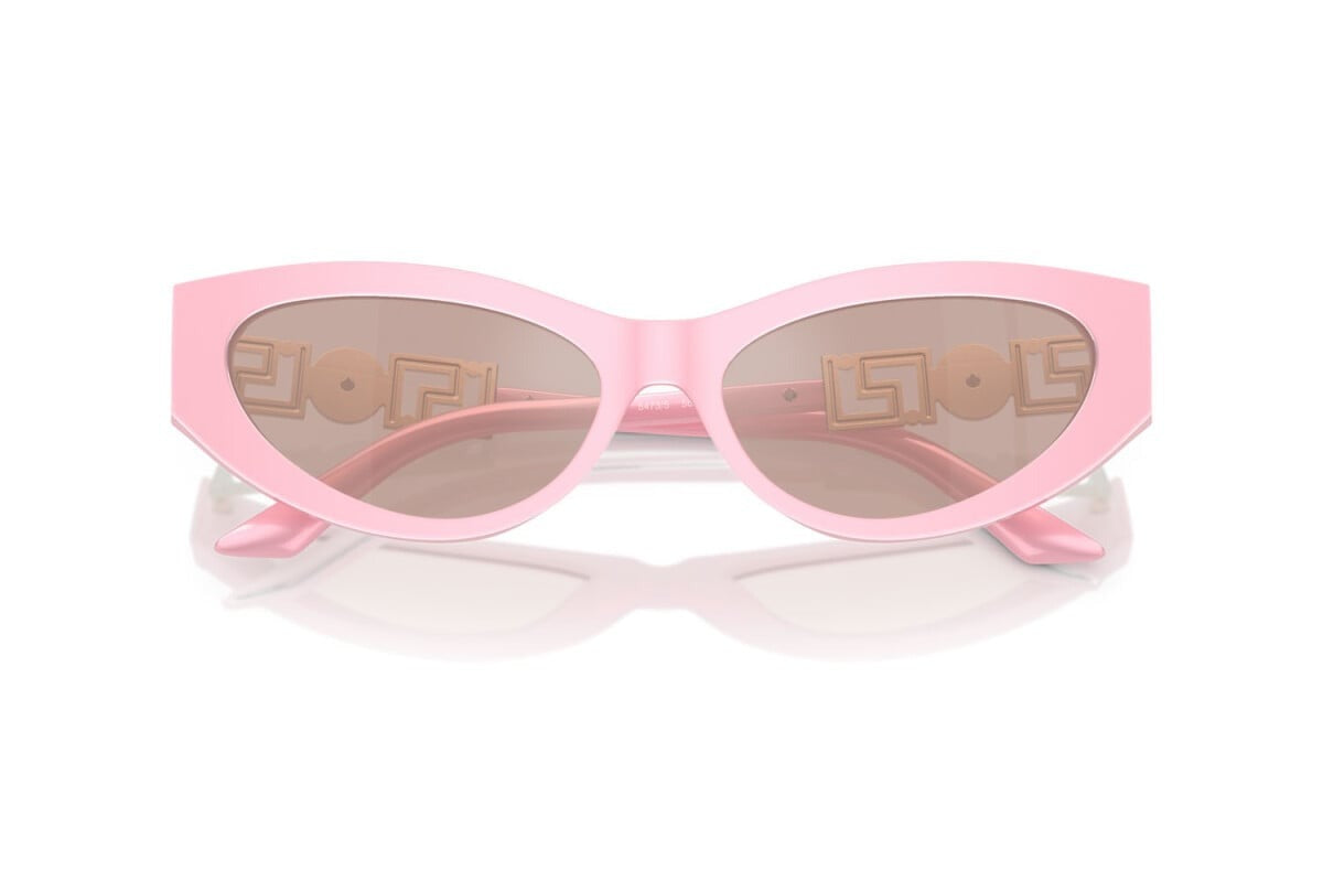 Versace Sunglasses VE4470B 54735 56mm Perla Pastel Pink/Light Pink Mirror Silver