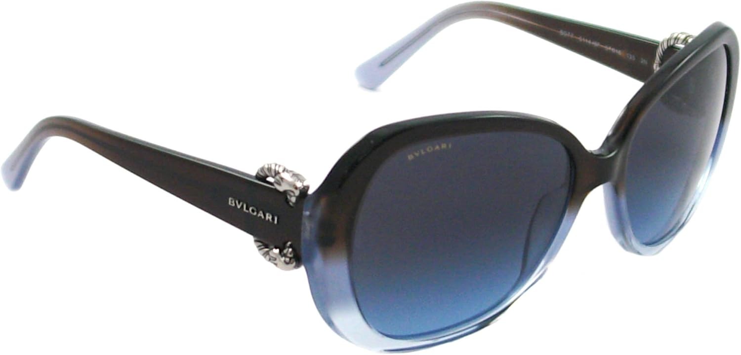 Bvlgari Sunglasses BV8077 5114/8F Transparent Brown Blue / Azure Gradient Lens