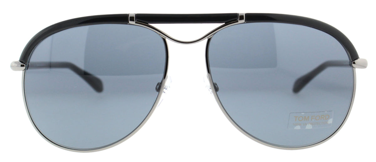 Tom Ford Marco Sunglasses FT0235 12A Black-Ruthenium / Smoke Lens