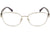 VERSACE EYEGLASSES VE1246B 1000 52mm SILVER / DEMO LENS