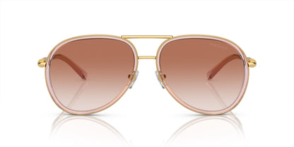 Versace Sunglasses VE2260 100213 60mm Brown Transparent / Pink Gradient Lens