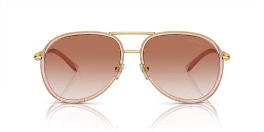 Versace Sunglasses VE2260 100213 60mm Brown Transparent / Pink Gradient Lens