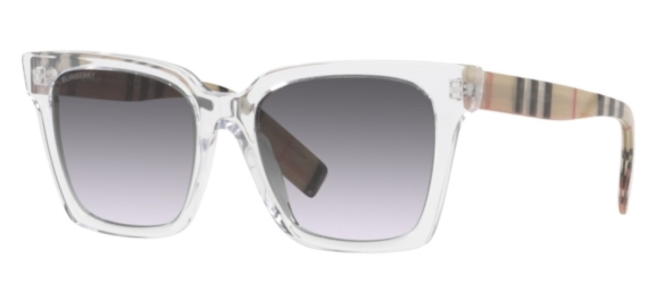 Burberry Sunglasses BE4335 39348G 53mm Transparent Maple / Grey Gradient Lens