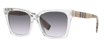 Burberry Sunglasses BE4335 39348G 53mm Transparent Maple / Grey Gradient Lens