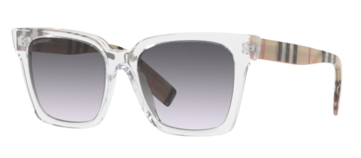 Burberry Sunglasses BE4335 39348G 53mm Transparent Maple / Grey Gradient Lens