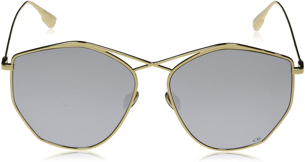Dior Sunglasses DIORSTELLAIRE4 J5G-DC 59mm Gold / Silver Mirror Lens