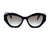 Prada Sunglasses PR07YSF 1AB0A7 55mm Black / Grey Gradient Lens