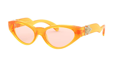 Versace Sunglasses VE4373 5311U8 Orange Transparent Fluo / Orange Fluo Lens