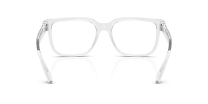 Versace Eyeglasses VE3377U 5510 55mm Light Grey Transparent / Demo Lens