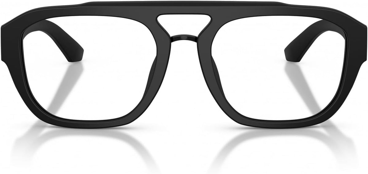 Dolce & Gabbana DG3415 525 Eyeglasses 55mm Matte Black / Clear Demo Lens