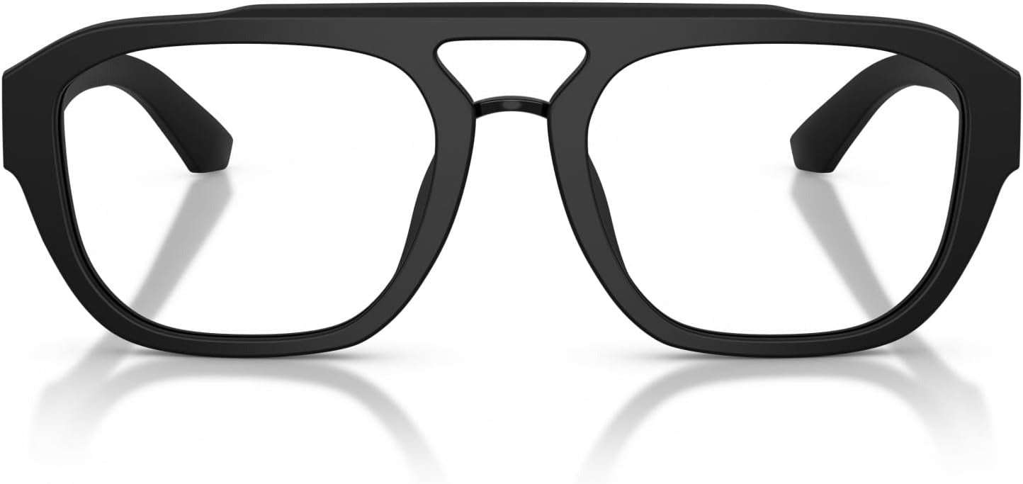 Dolce & Gabbana DG3415 525 Eyeglasses 55mm Matte Black / Clear Demo Lens